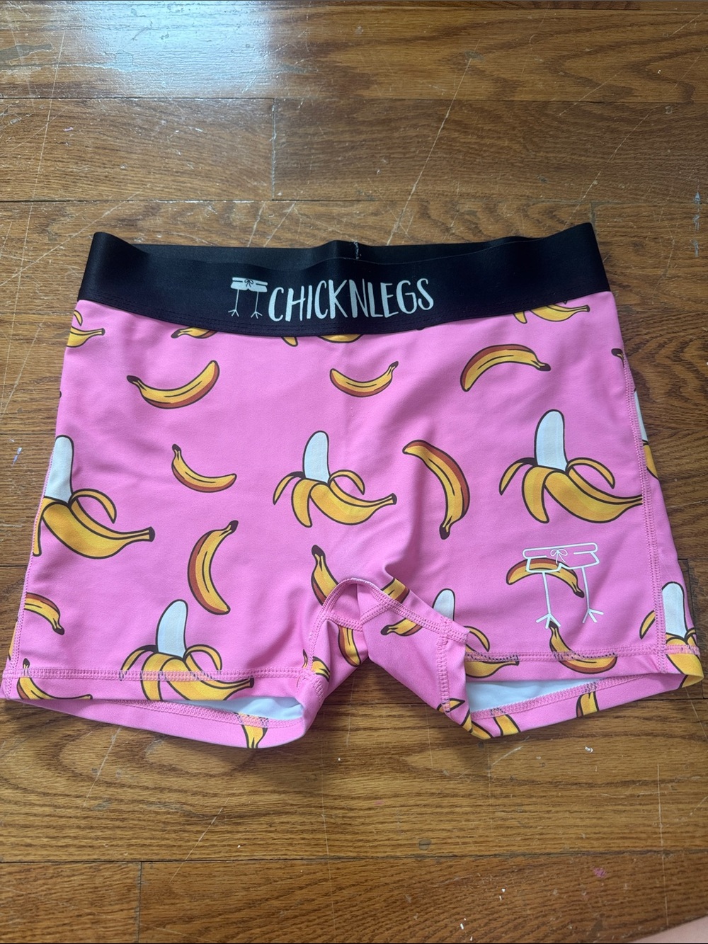 Chicken legs Pink Banana Print spandex